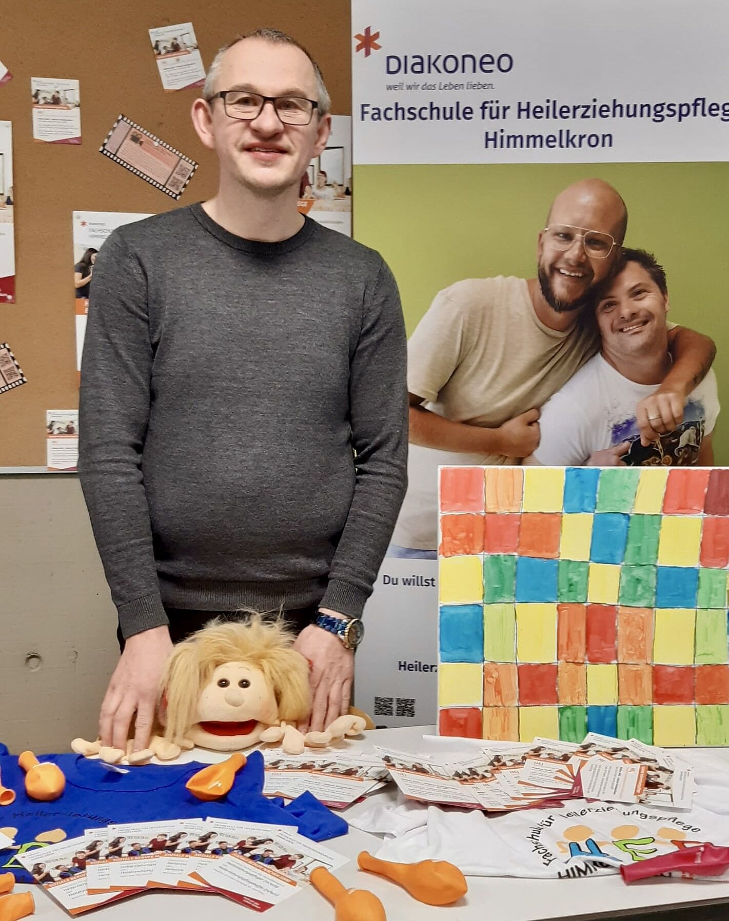 Schüler auf der Ausbildungsmesse Lichtenfels