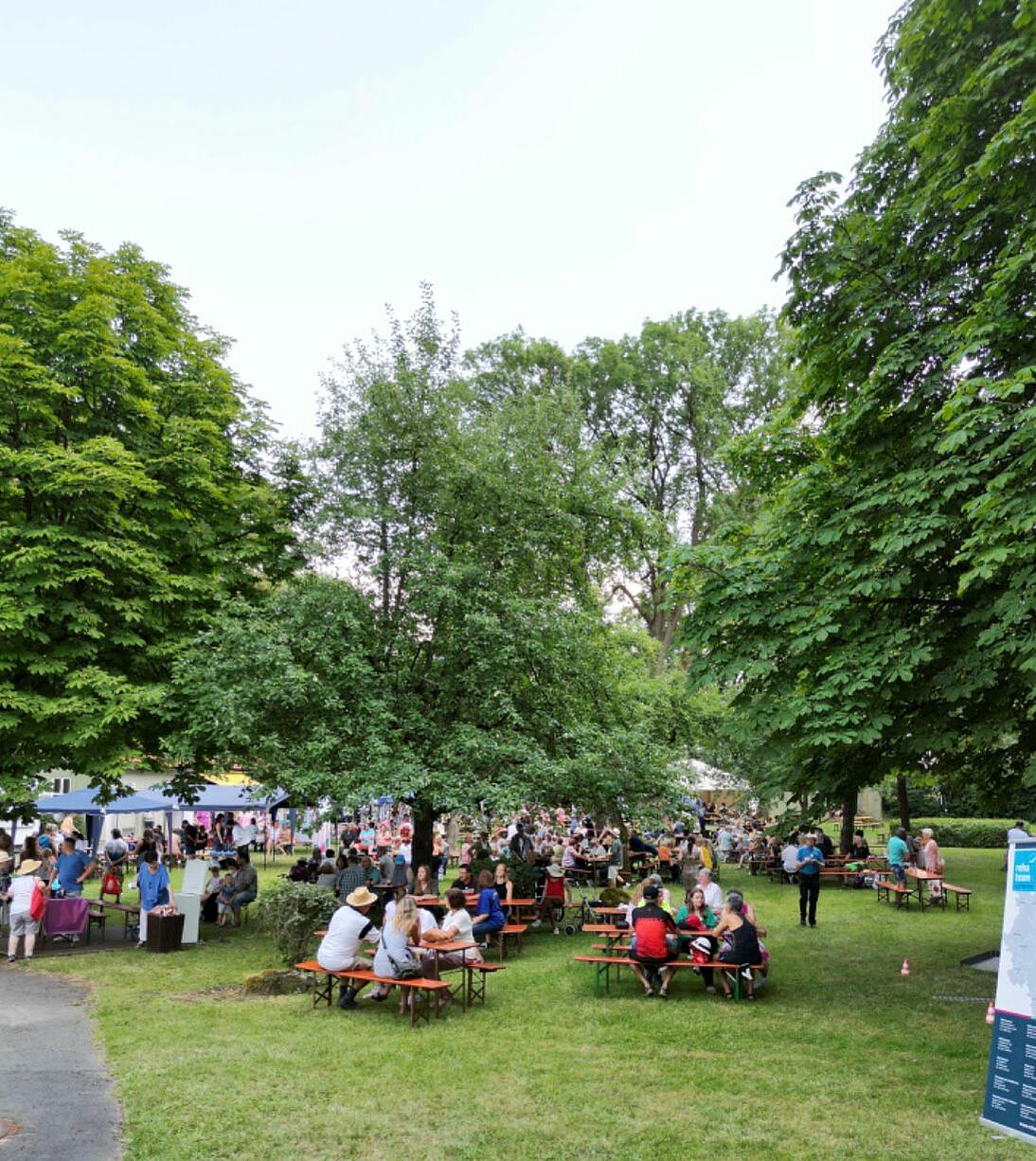 Buntes Treiben im Schlossgarten