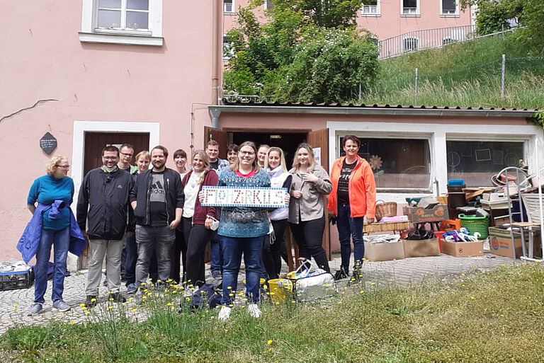 Spaß bei der Aktion „Flohzirkus“