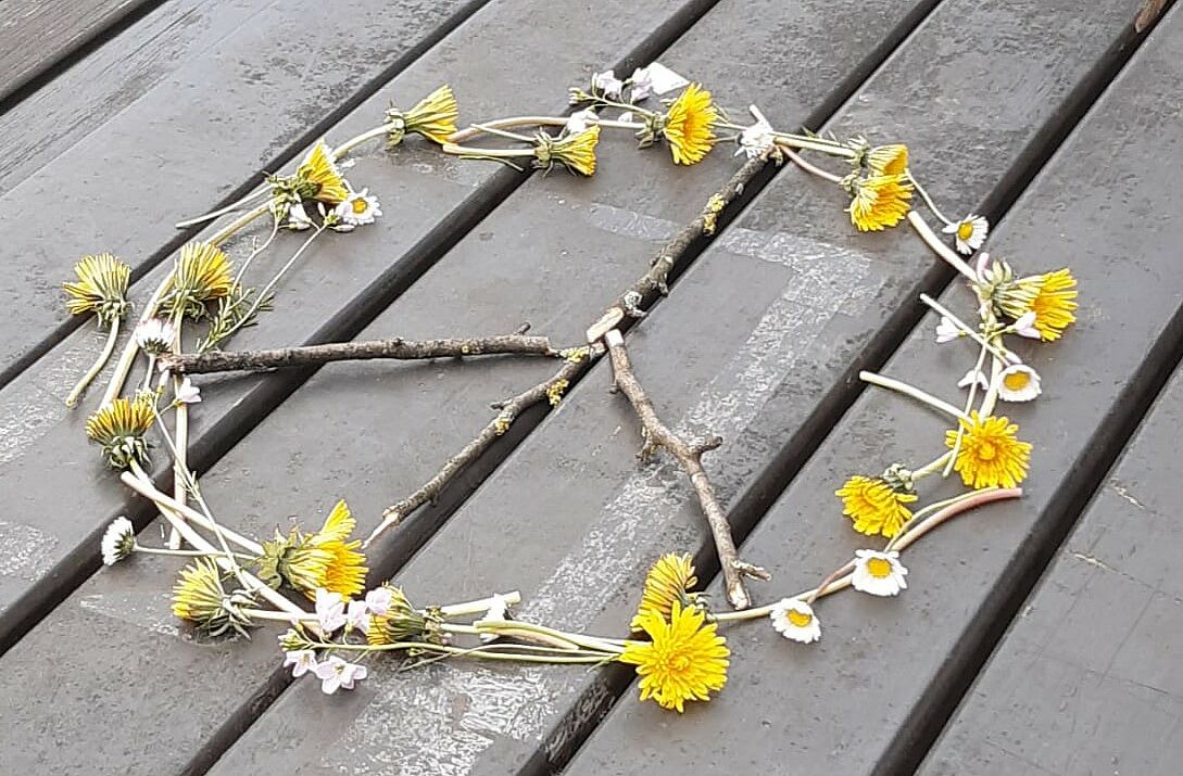 Blumen für den Frieden....