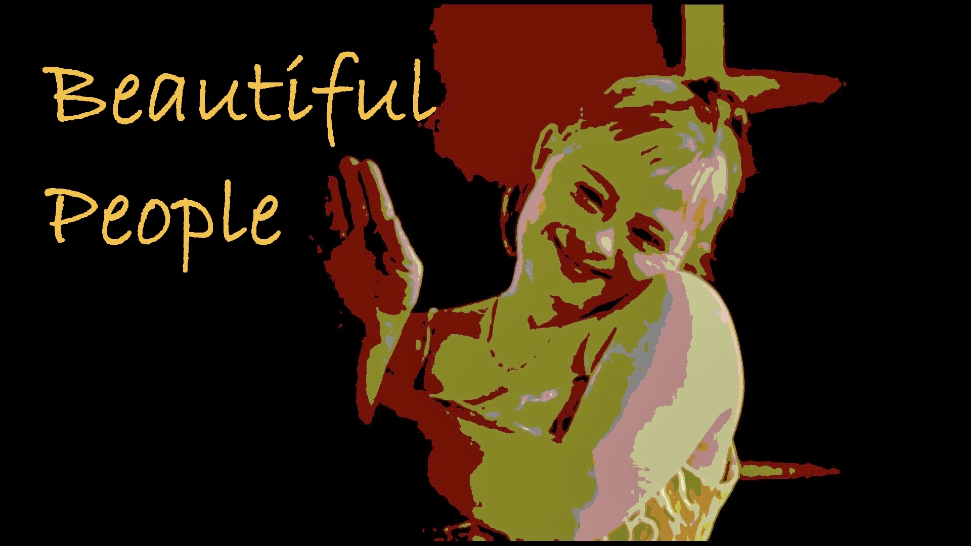 Musikvideo für "beautiful people"